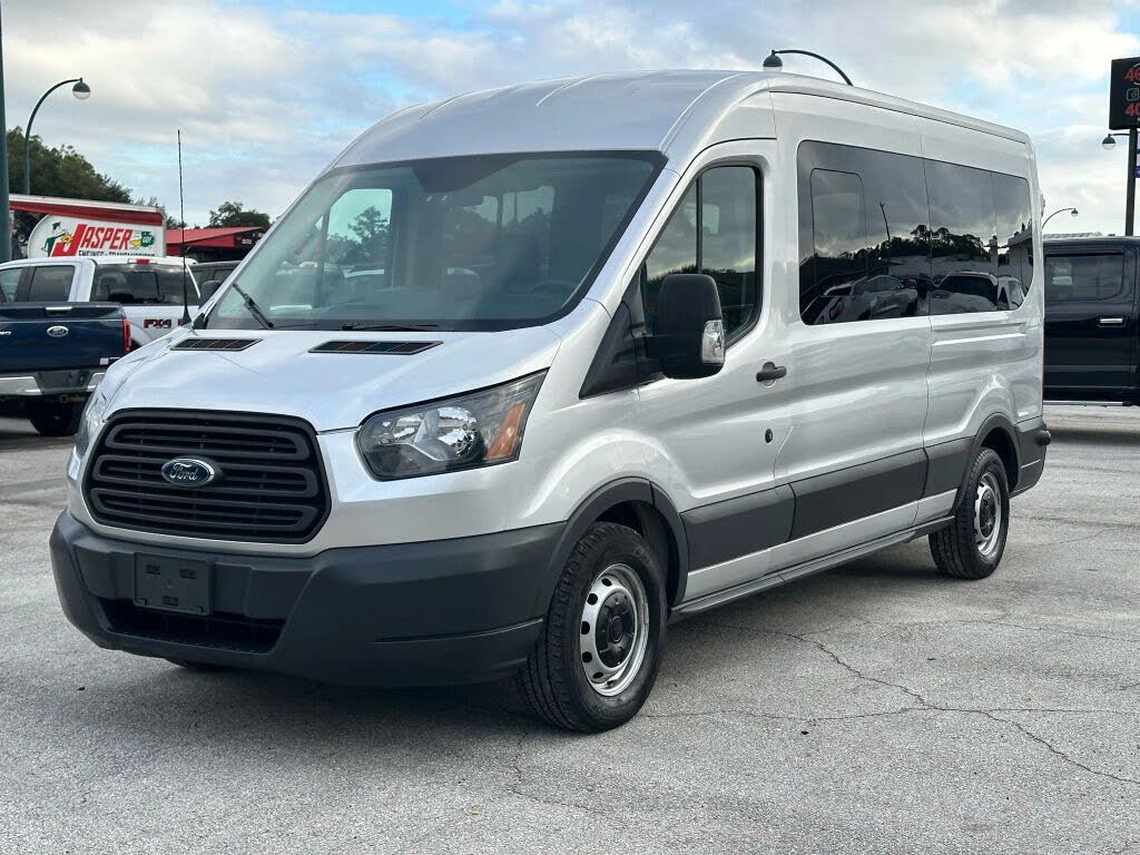 2015 Ford Transit Passenger 350 XL Medium Roof LWB RWD with Sliding Passenger-Side Door