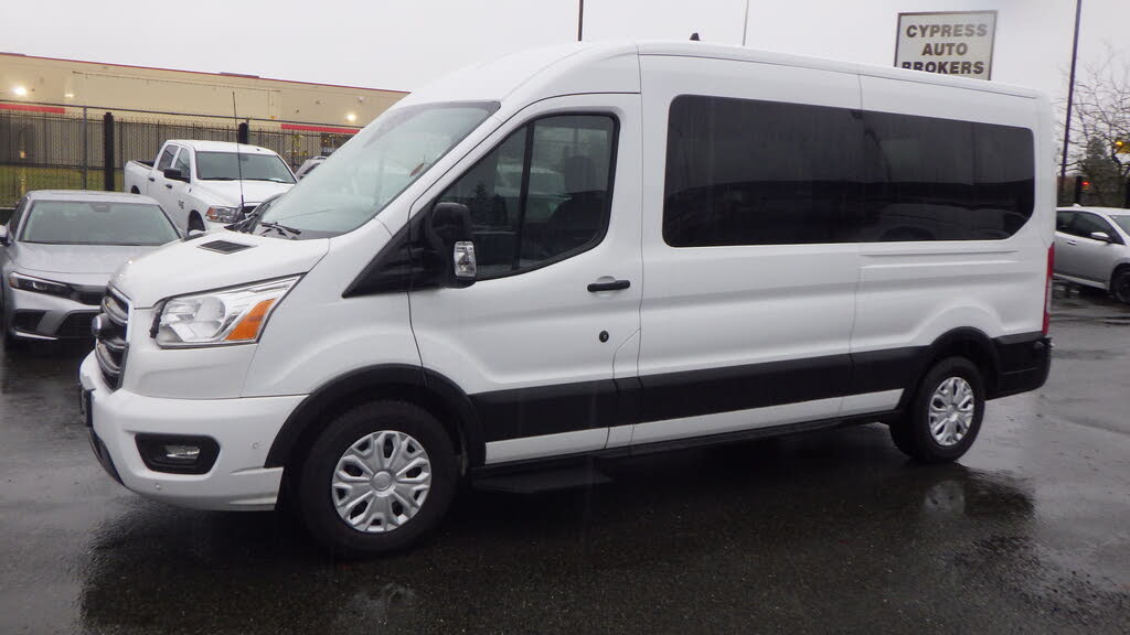 2020 Ford Transit Passenger 350 XL Medium Roof LWB RWD with Sliding Passenger-Side Door