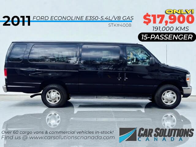 2011 Ford E-Series E-350 XLT Super Duty Extended Passenger Van
