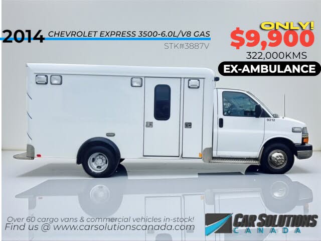 2014 Chevrolet Express Chassis 3500 159 Cutaway with 1WT RWD