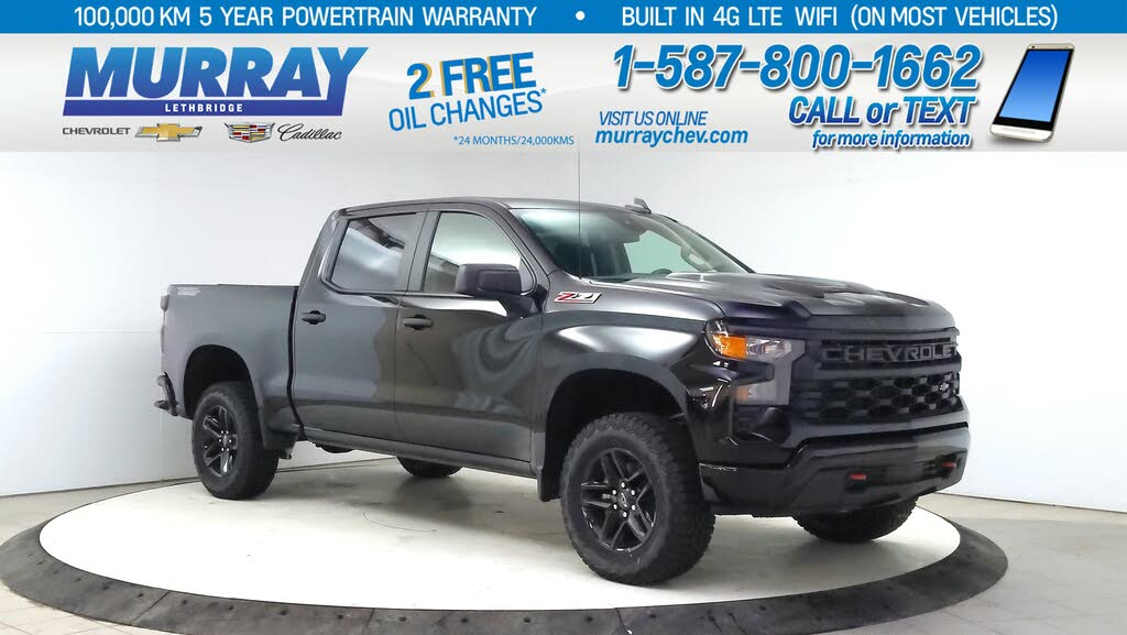 2026 Chevrolet Silverado 1500 Custom Trail Boss Crew Cab 4WD