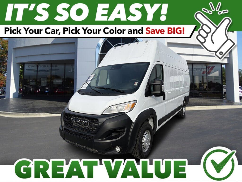 2025 RAM ProMaster 3500 Tradesman 159 Super High Roof Extended Cargo Van FWD