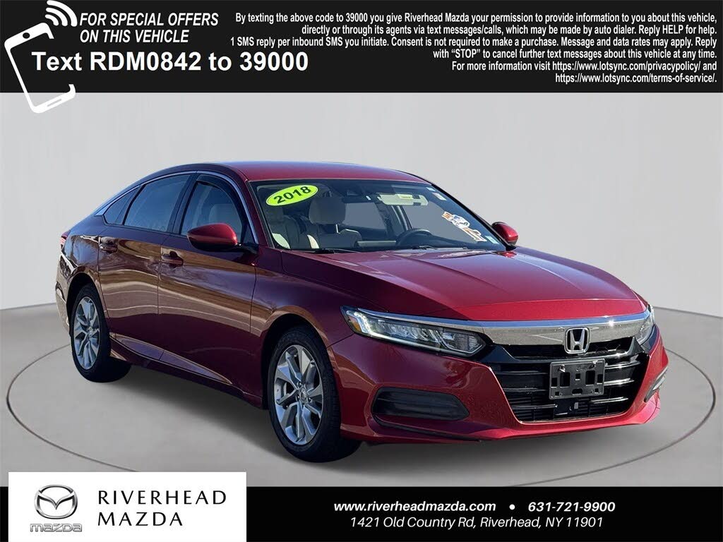 2018 Honda Accord 1.5T LX FWD