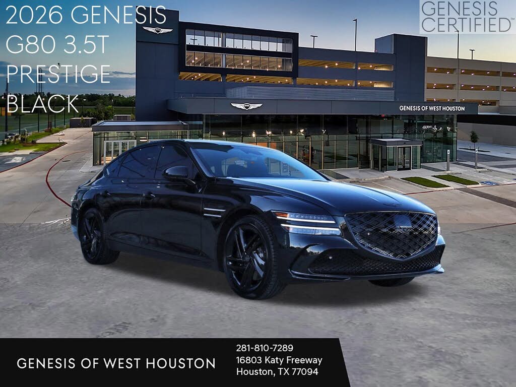 2026 Genesis G80 3.5T Prestige Black AWD