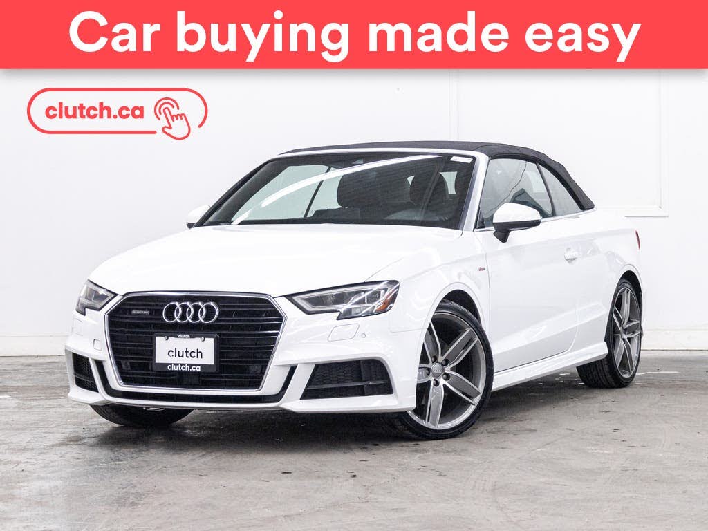 2018 Audi A3 2.0T quattro Technik Cabriolet AWD