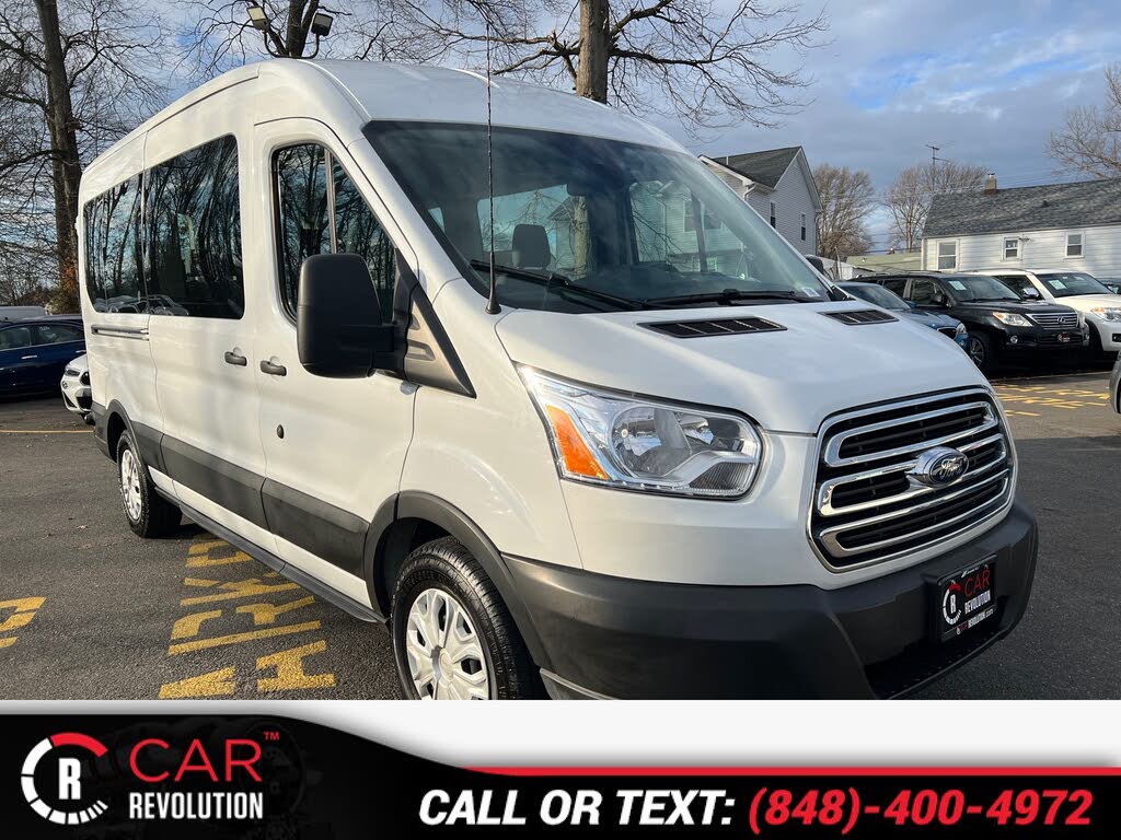 2019 Ford Transit Passenger 350 XLT Medium Roof LWB RWD with Sliding Passenger-Side Door