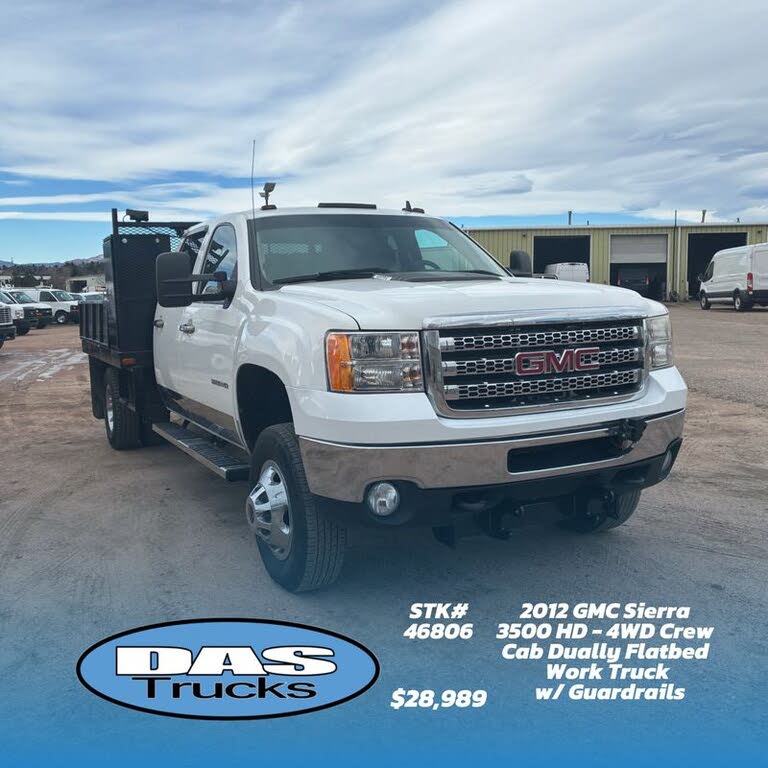 2012 GMC Sierra 3500HD Chassis SLE Crew Cab 4WD