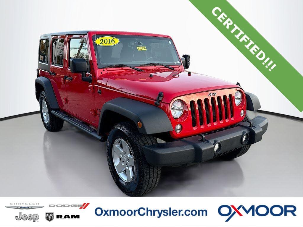 2016 Jeep Wrangler Unlimited Sport 4WD