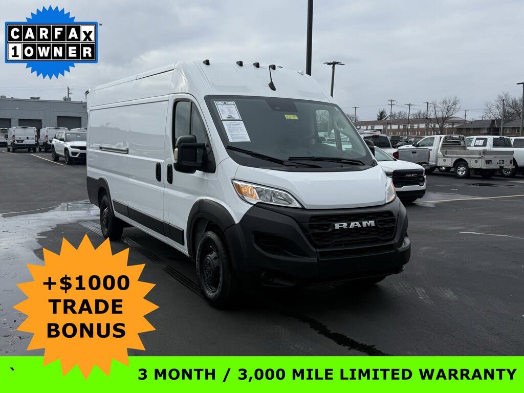 2023 RAM ProMaster 3500 159 High Roof Extended Cargo Van FWD