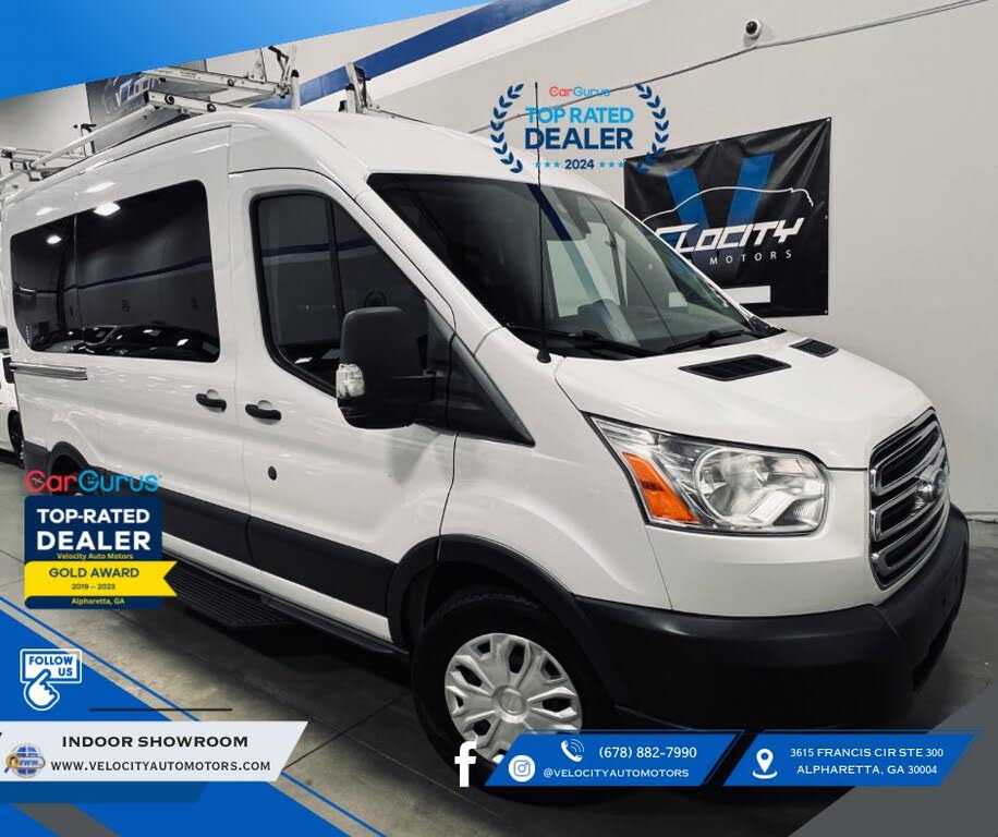 2018 Ford Transit Passenger 150 XLT Medium Roof RWD with Sliding Passenger-Side Door