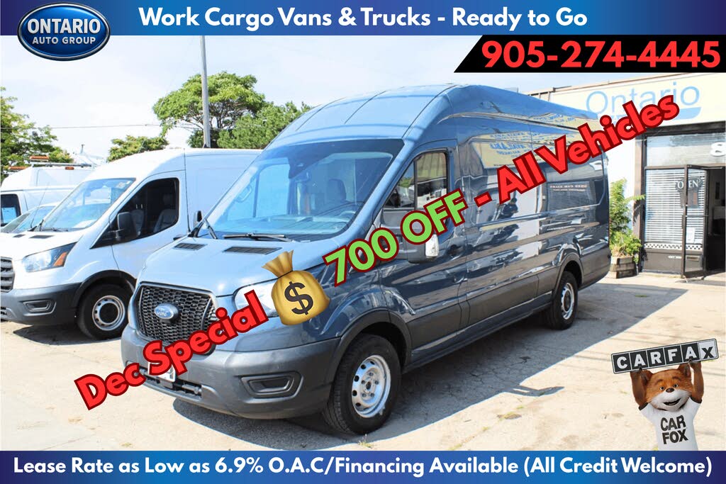 2021 Ford Transit Cargo 250 High Roof Extended LB RWD