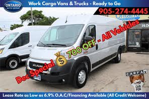 RAM ProMaster 3500 159 High Roof Extended Cargo Van FWD