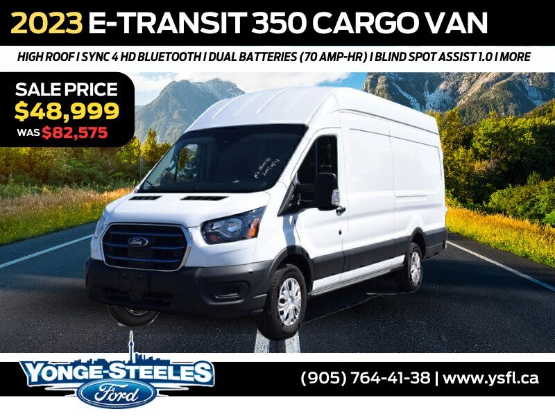 2023 Ford E-Transit 350 High Roof Extended LB RWD