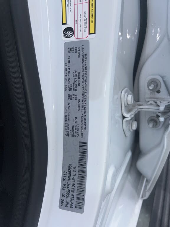 2021 RAM 1500 Limited Crew Cab 4WD