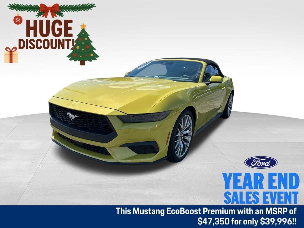 2025 Ford Mustang EcoBoost Premium Convertible RWD