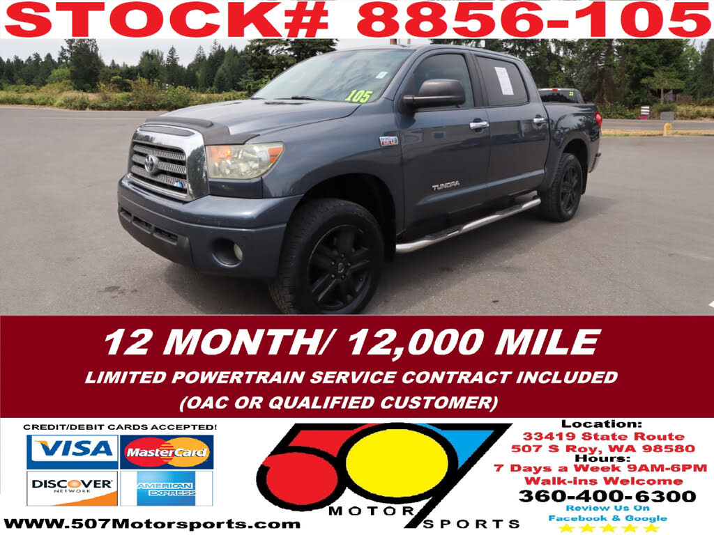 2008 Toyota Tundra Limited CrewMax 5.7L 4WD