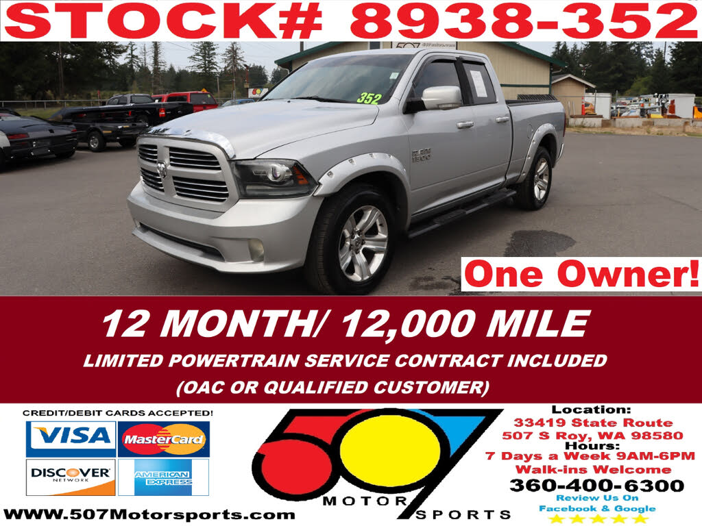 2013 RAM 1500 Sport Quad Cab 4WD