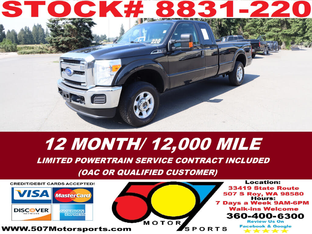 2015 Ford F-250 Super Duty XLT SuperCab 4WD