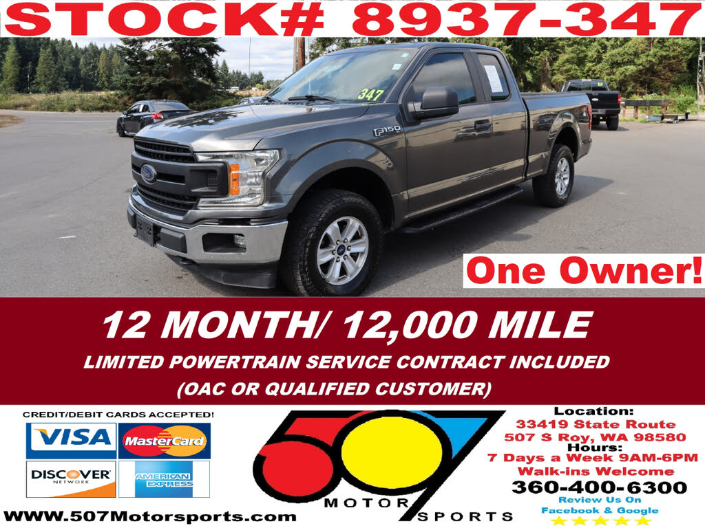 2018 Ford F-150 XL SuperCab 4WD