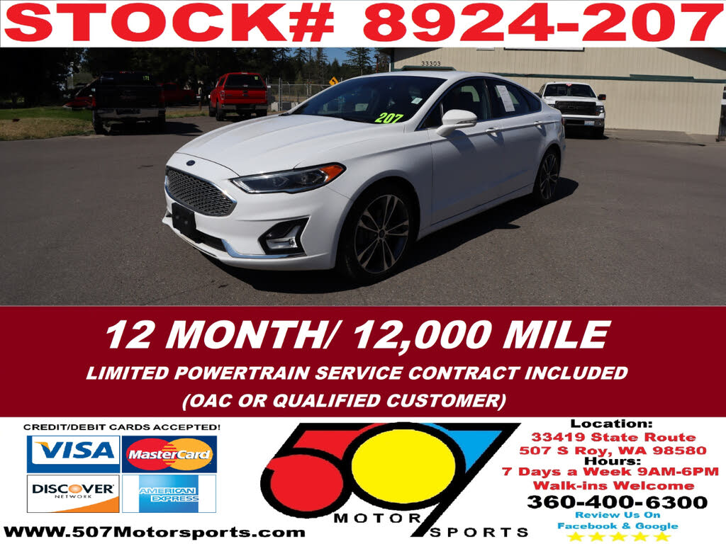 2019 Ford Fusion Titanium AWD