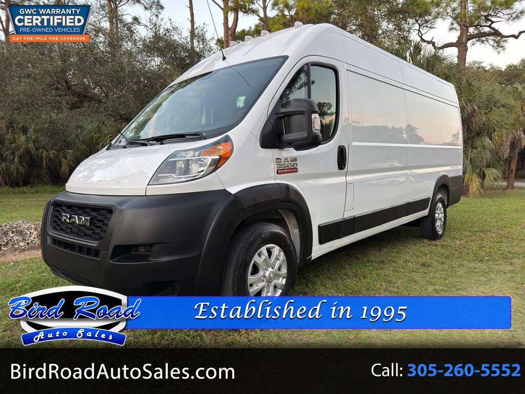 2020 RAM ProMaster 3500 159 High Roof Extended Cargo Van FWD