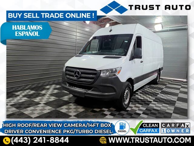 2019 Mercedes-Benz Sprinter Cargo 2500 170 V6 High Roof Extended RWD