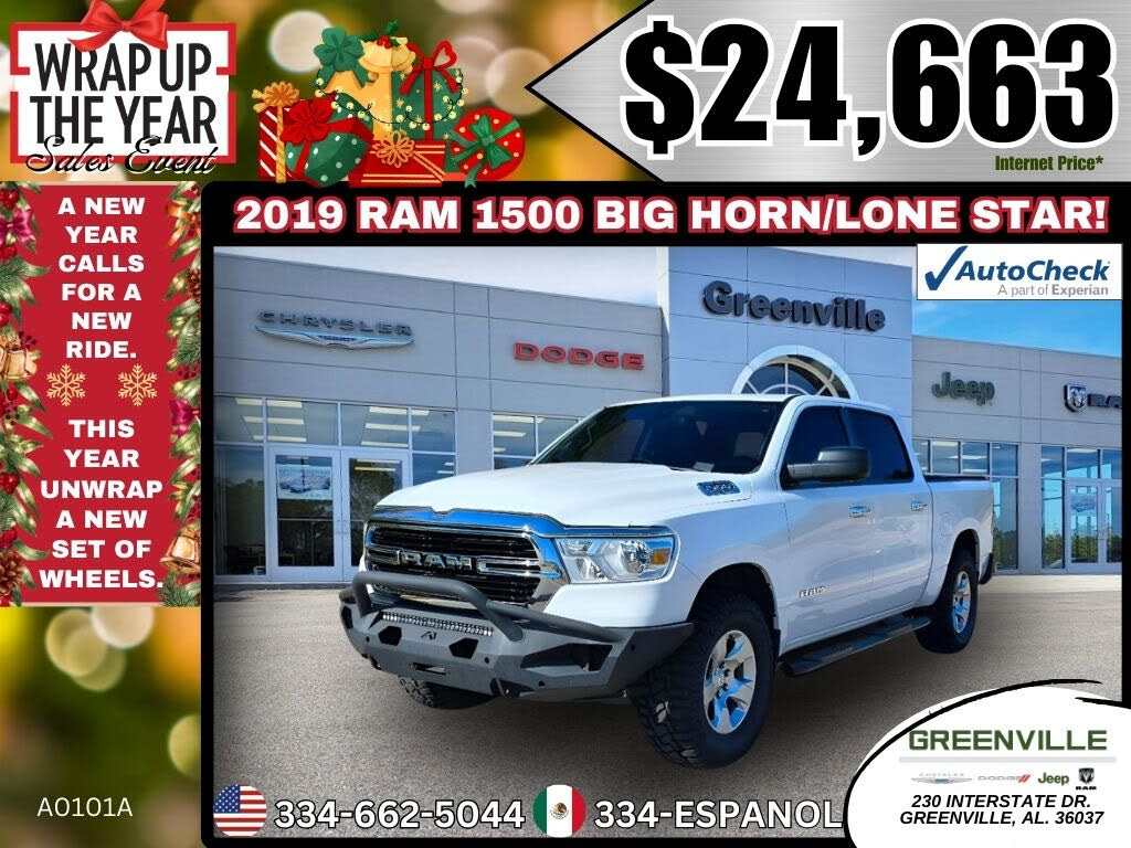 2019 RAM 1500 Big Horn Crew Cab 4WD
