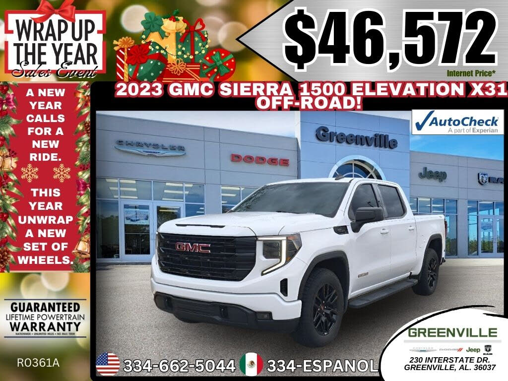 2023 GMC Sierra 1500 Elevation Crew Cab 4WD