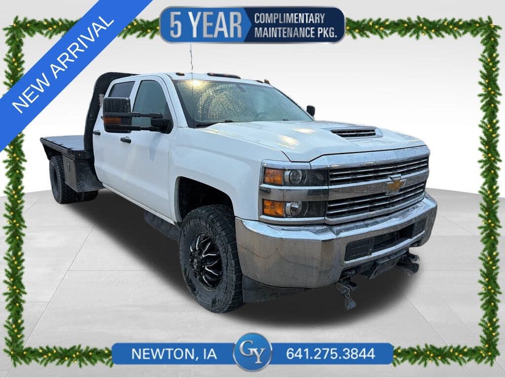 2018 Chevrolet Silverado 3500HD Work Truck Crew Cab LB DRW 4WD