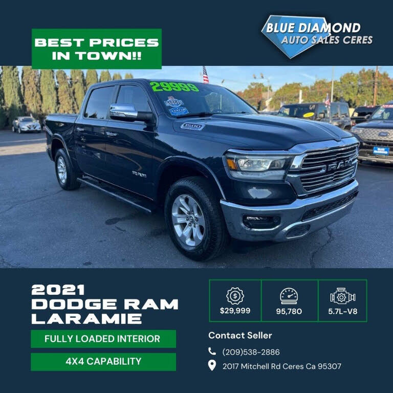 2021 RAM 1500 Laramie Crew Cab 4WD