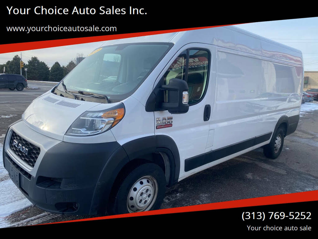 2019 RAM ProMaster 3500 159 High Roof Extended Cargo Van FWD
