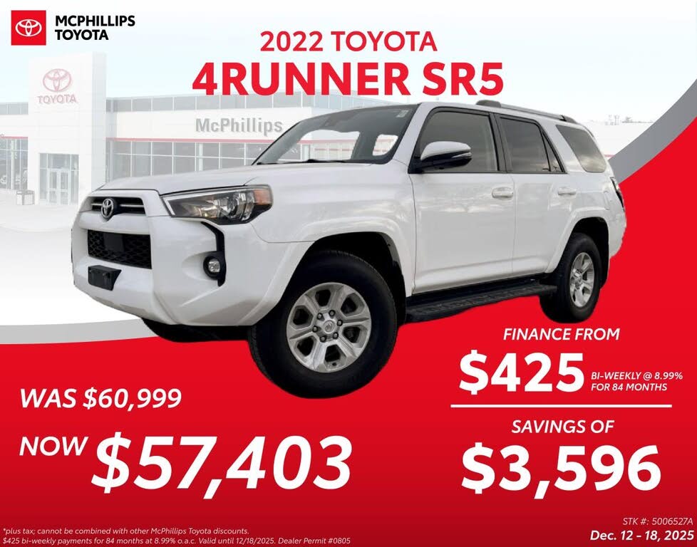 2022 Toyota 4Runner SR5 Premium 4WD