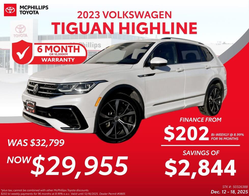 2023 Volkswagen Tiguan Highline R-Line 4Motion