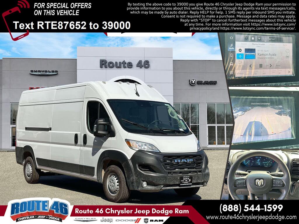 2025 RAM ProMaster 1500 Tradesman 136 High Roof Cargo Van FWD