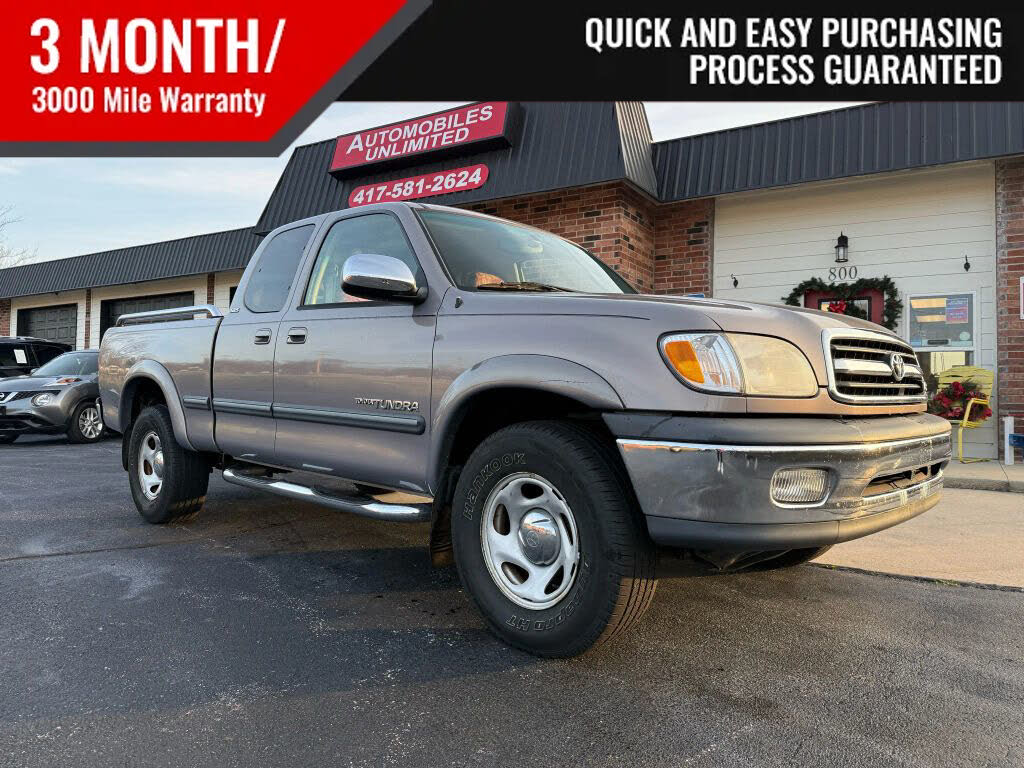 2000 Toyota Tundra V8 SR5 4 Door Extended Cab RWD