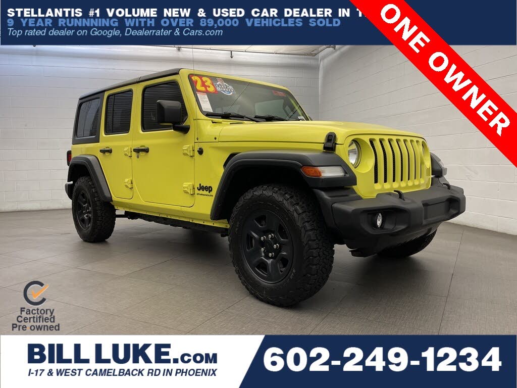 2023 Jeep Wrangler Sport 4-Door 4WD