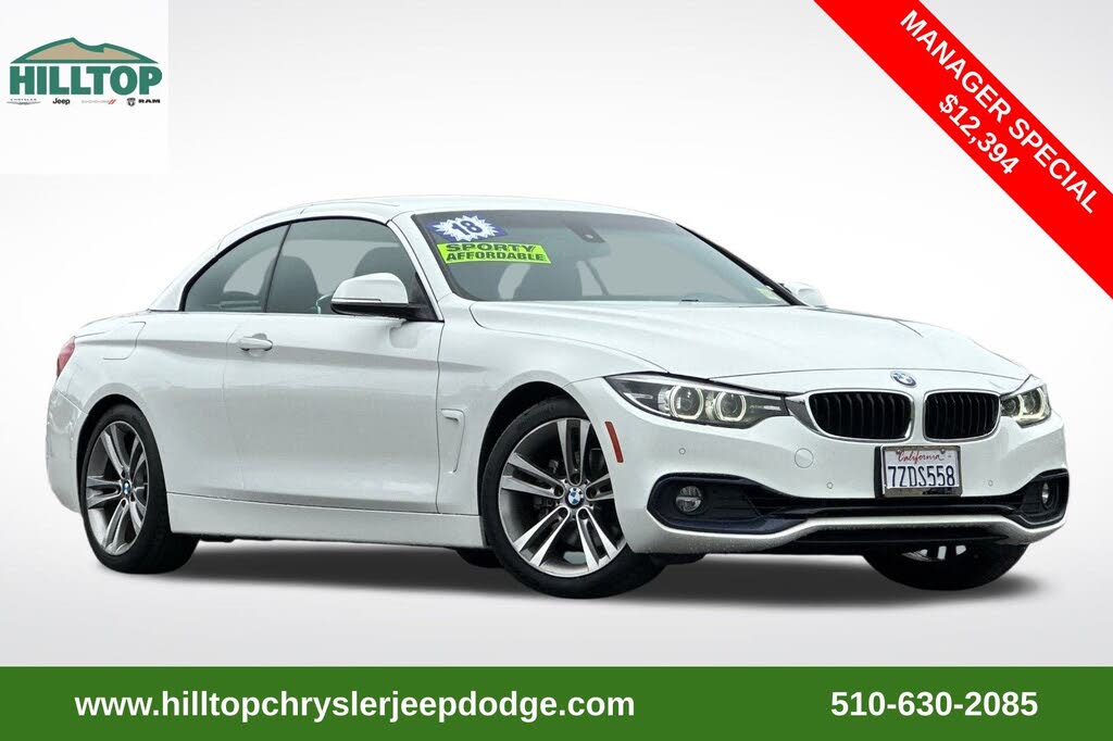 2018 BMW 4 Series 430i Convertible RWD