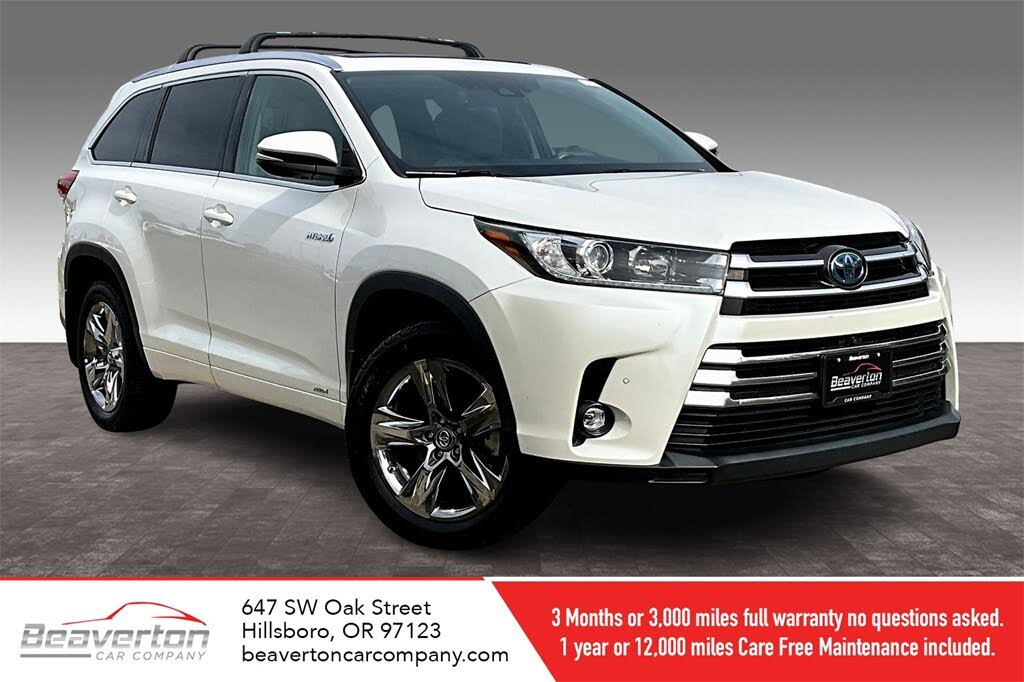2019 Toyota Highlander Hybrid Platinum AWD