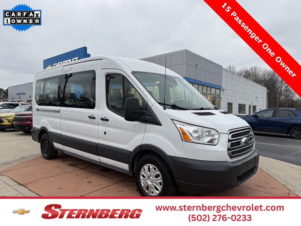 2018 Ford Transit Passenger 350 XLT Medium Roof LWB RWD with Sliding Passenger-Side Door