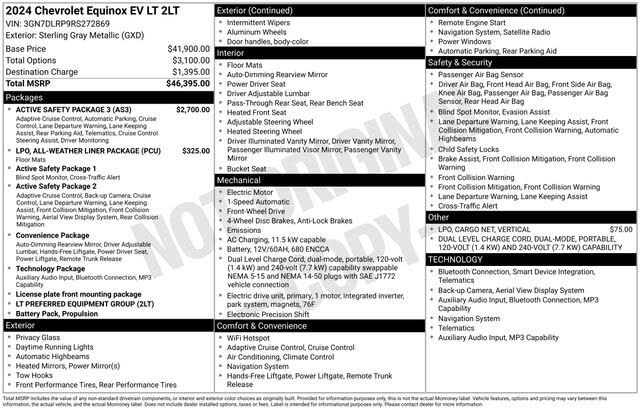 2024 Chevrolet Equinox EV LT with 2LT FWD