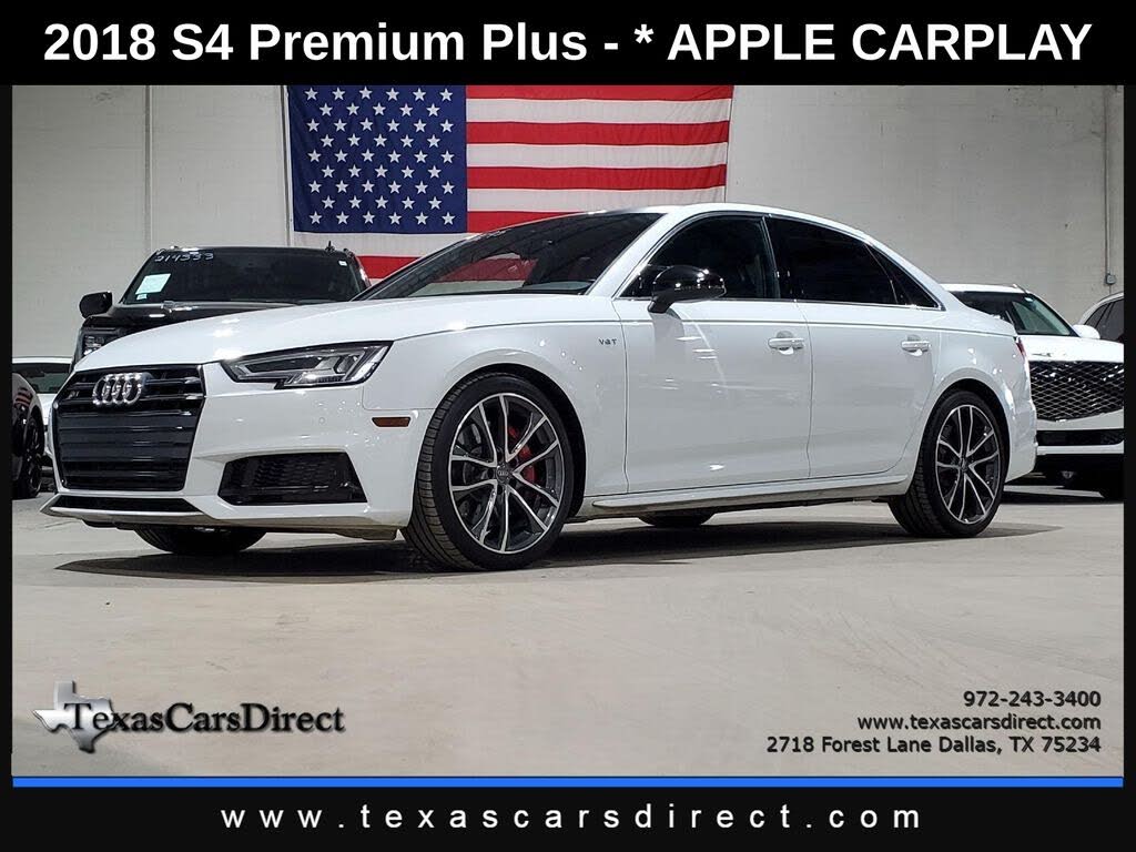2018 Audi S4 3.0T quattro Premium Plus Sedan AWD