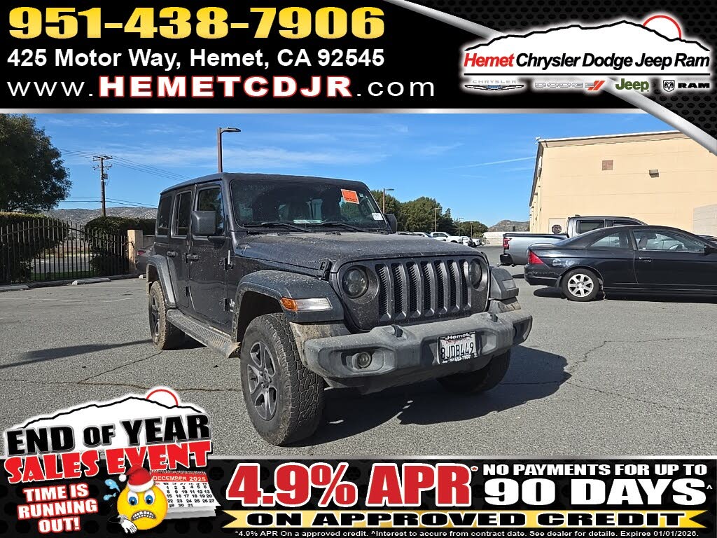 2018 Jeep Wrangler Unlimited Sport S 4WD