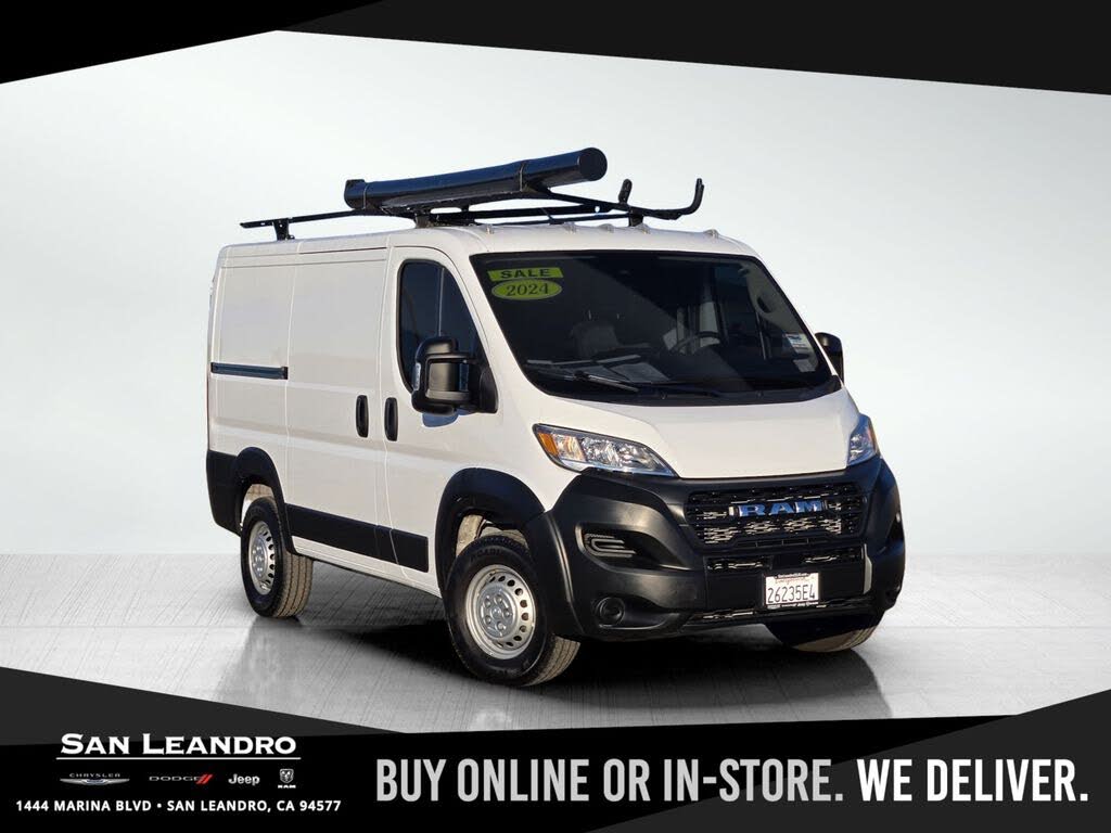 2024 RAM ProMaster 1500 Tradesman 118 Low Roof Cargo Van without Passenger Seat FWD