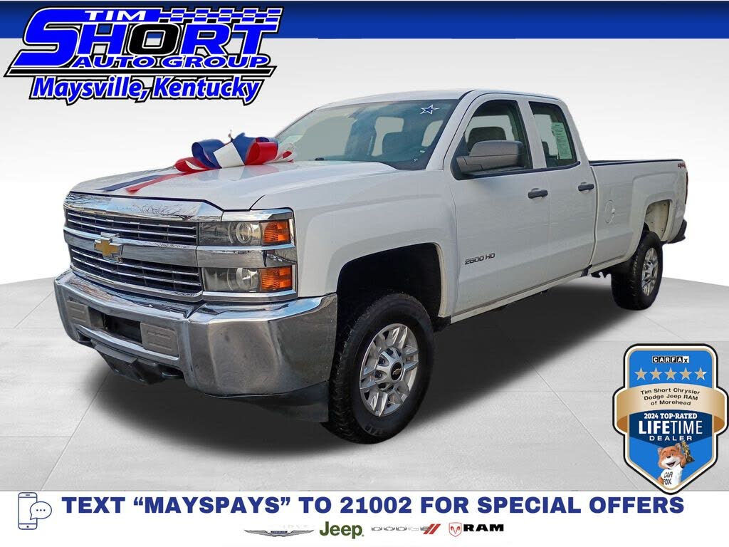 2018 Chevrolet Silverado 2500HD Work Truck Double Cab 4WD
