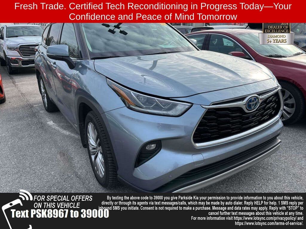 2021 Toyota Highlander Hybrid Platinum AWD