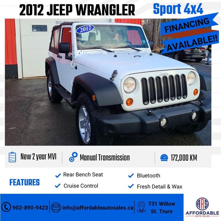 2012 Jeep Wrangler Sport 4WD