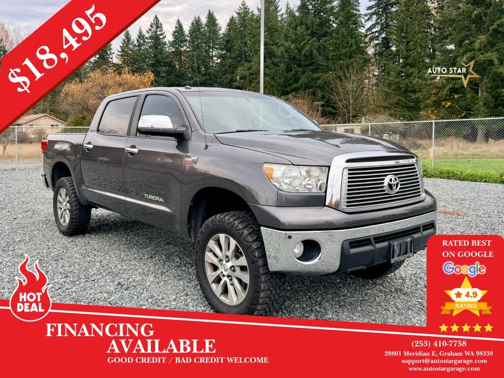 2011 Toyota Tundra Limited 5.7L V8 CrewMax Cab FFV 4WD