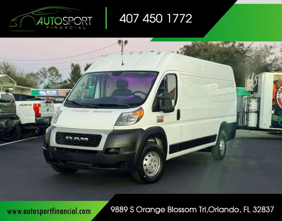2019 RAM ProMaster 3500 159 High Roof Extended Cargo Van FWD