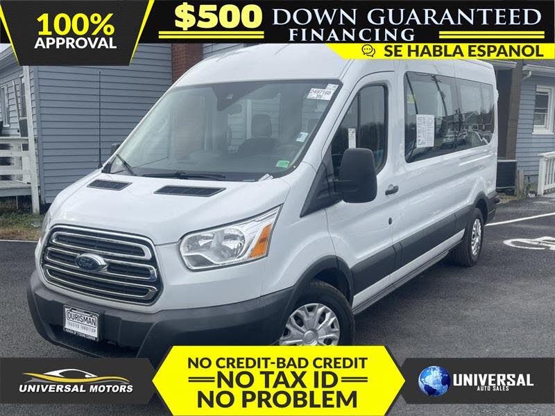 2018 Ford Transit Passenger 350 XLT Medium Roof LWB RWD with Sliding Passenger-Side Door