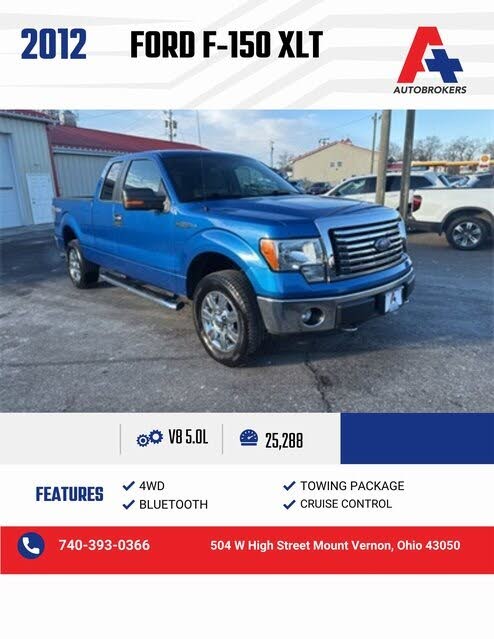 2012 Ford F-150 XLT SuperCab 4WD